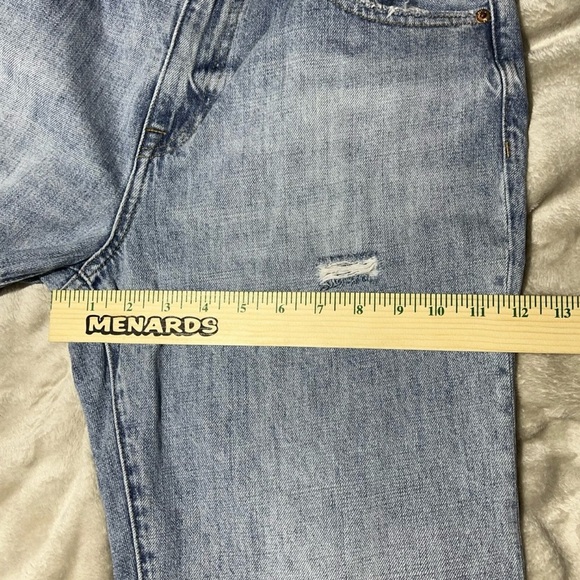 Pistola Presley HIGH-RISE Distressed Straight Leg Jeans Womens Size 30 crop - Picture 10 of 11